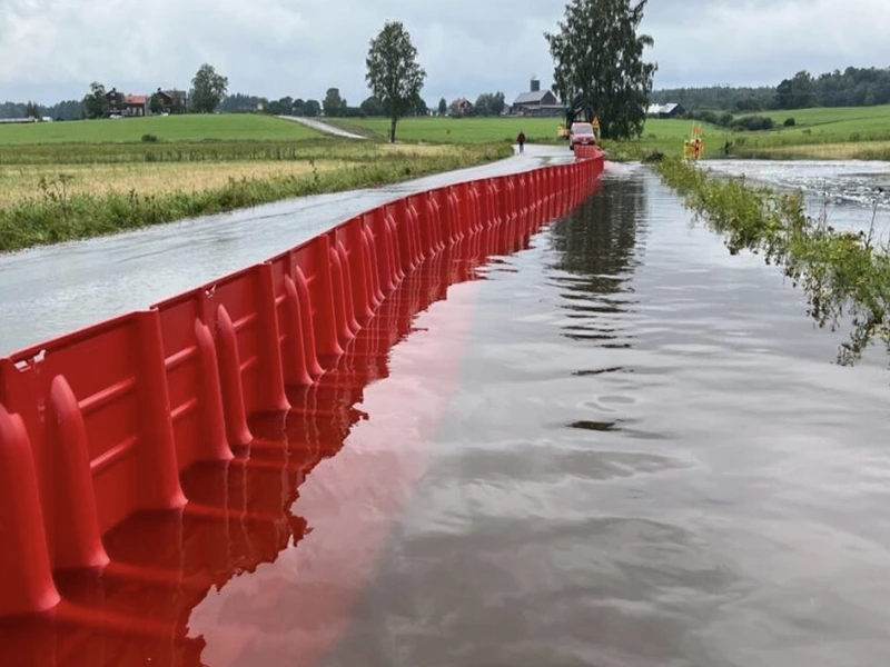 Модульны супрацьпаводкавы бар'ер ад Jianghe Flood Prevention Products набывае сусветную папулярнасць для хуткага разгортвання барацьбы з паводкамі
